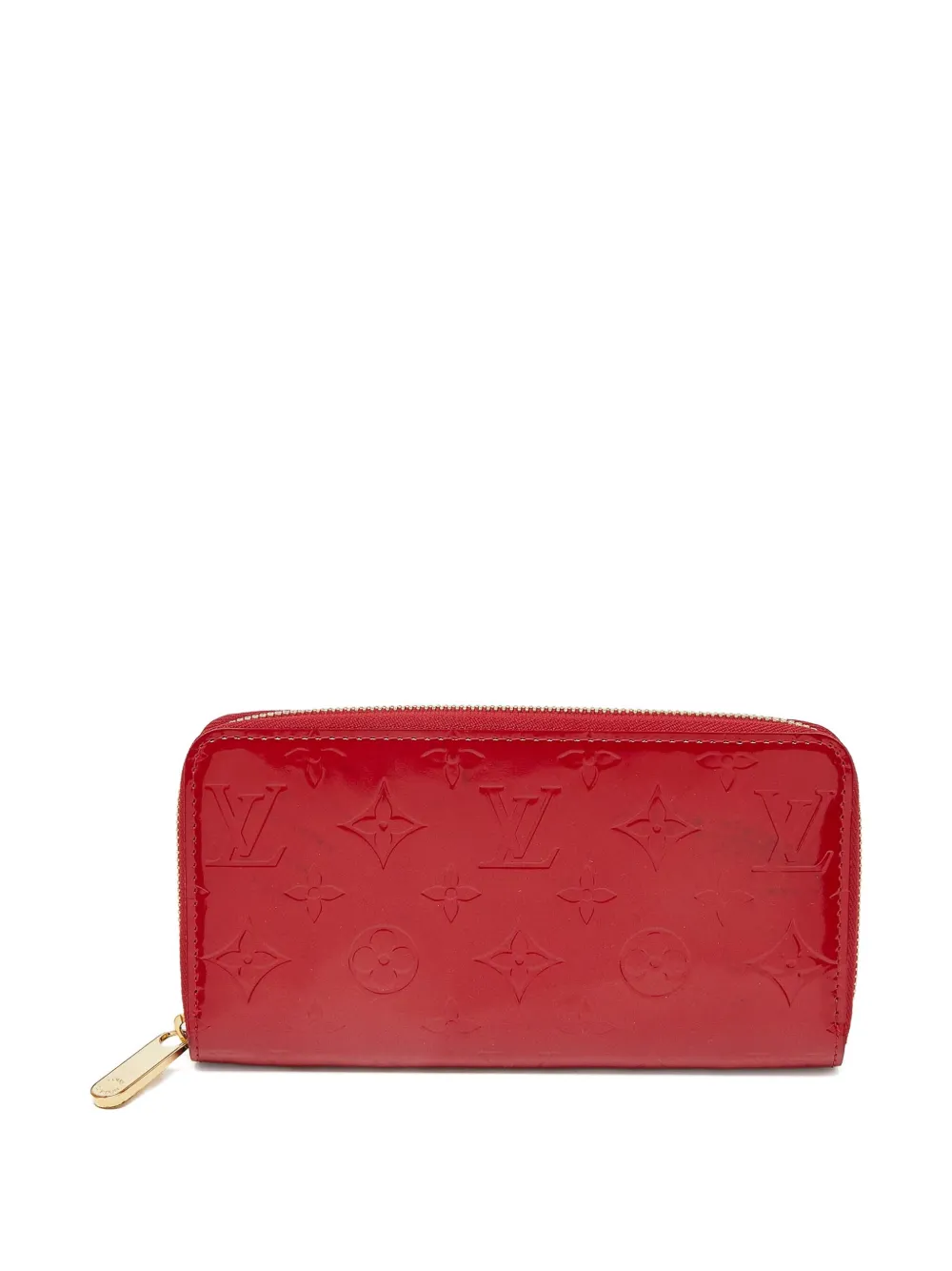 Louis Vuitton Pre-Owned patent leather monogram zippy wallet | Red | Image 1