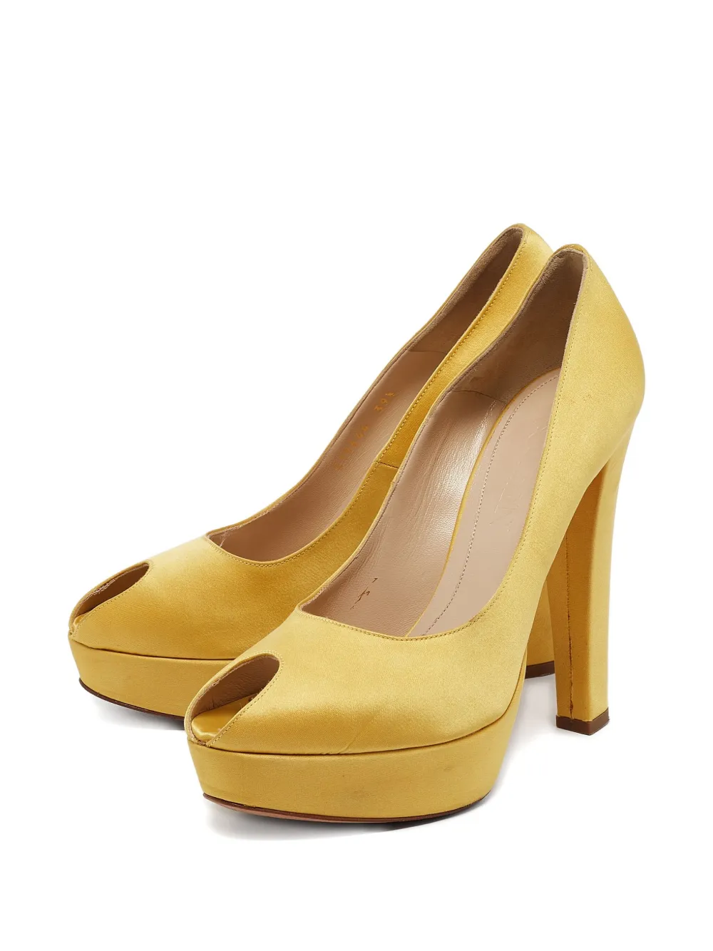 Alexander McQueen Pre-Owned Pumps met plateauzool - Geel