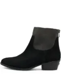 Zadig&Voltaire 2024 pre-owned suede zip ankle boots - Black