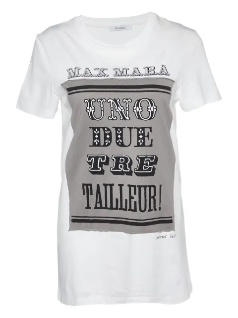 Max Mara pre-owned graphic-print T-shirt