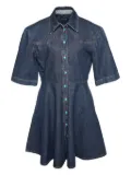 Sportmax Vintage button-down denim dress - Blue