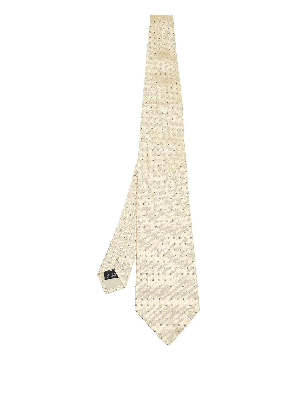 Dunhill patterned silk tie | Gelb | Image 1