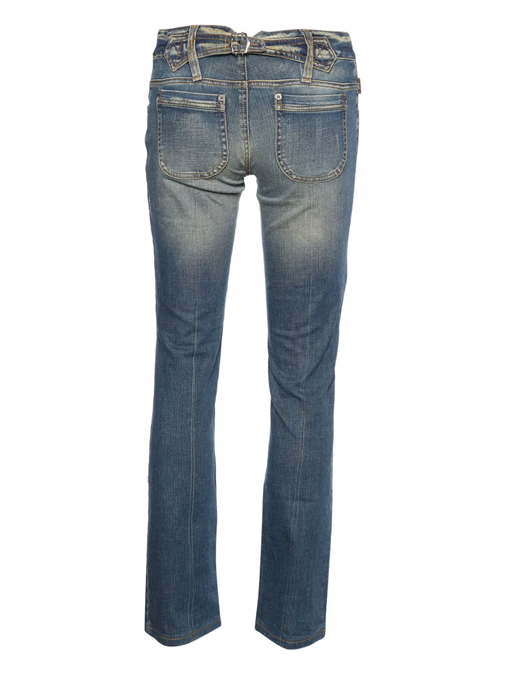 Moschino Pre-Owned whiskering-effect jeans | Image 2