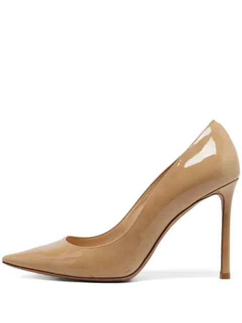 Jimmy Choo Pre-Owned 100mm leather heeled pumps
