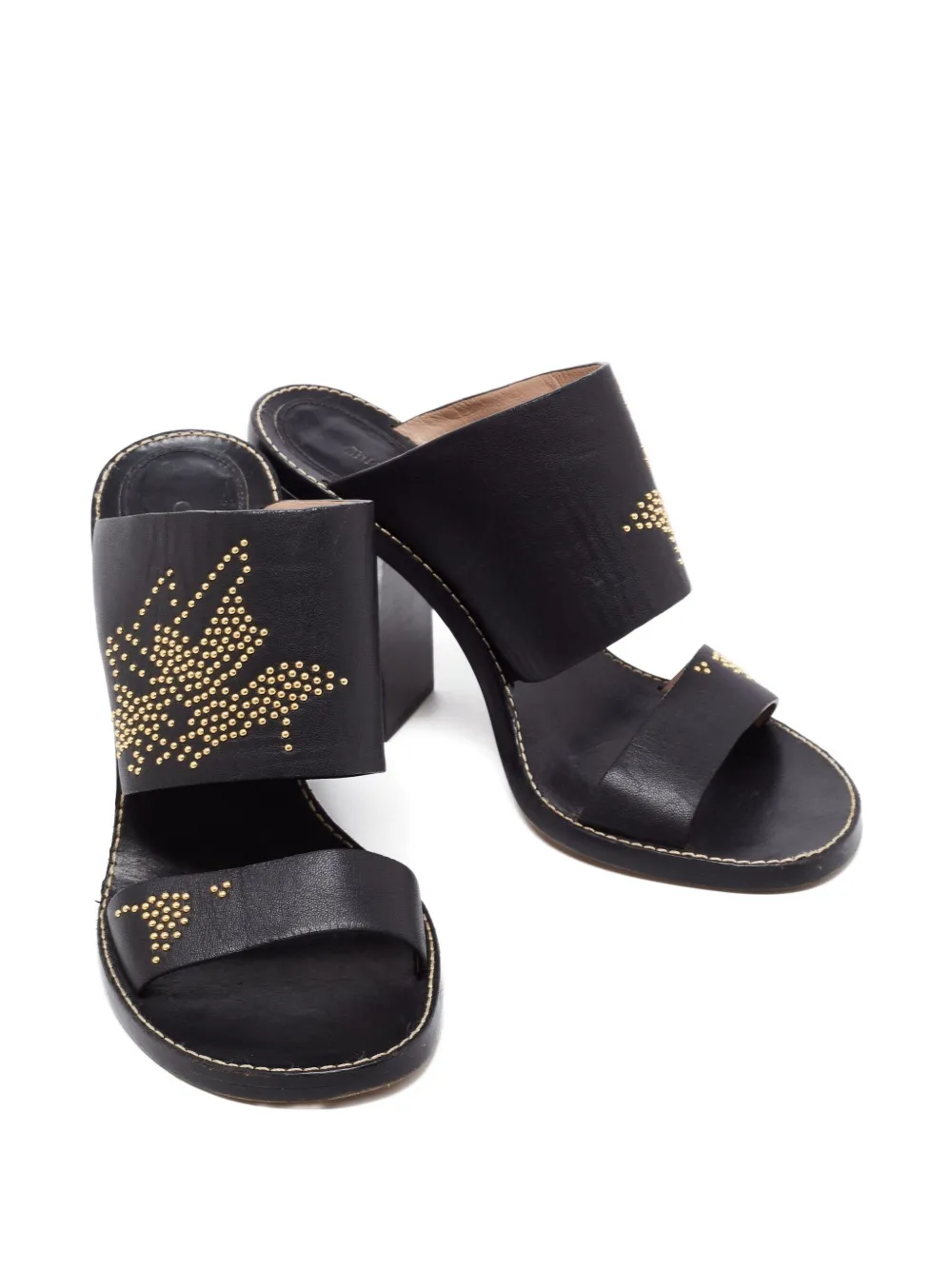 Chloé Pre-Owned 95mm leather heeled sandals | Image 2