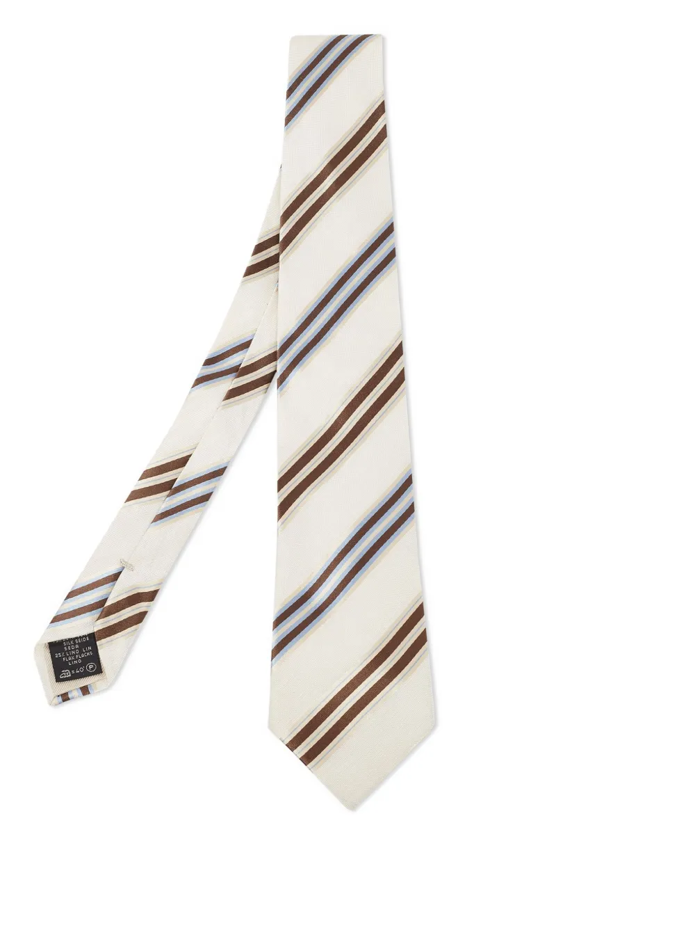 diagonal-stripe tie