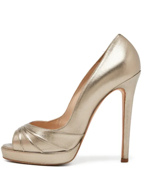 Oscar de la Renta Pre-Owned 140mm leather pumps