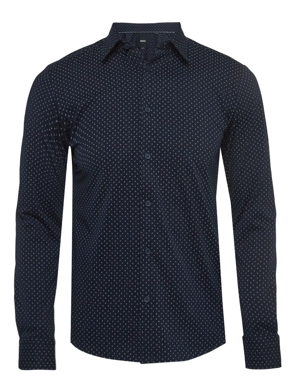BOSS camisa de archivo estampada | azul | Image 1