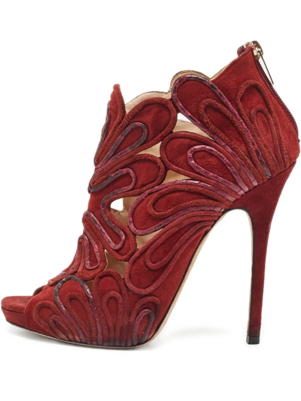 Jimmy Choo Pre-Owned botines Kalipso con tacón de 135mm | rojo | Image 1