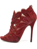 Jimmy Choo Pre-Owned 135mm Kalipso open-toe ankle boots - Red