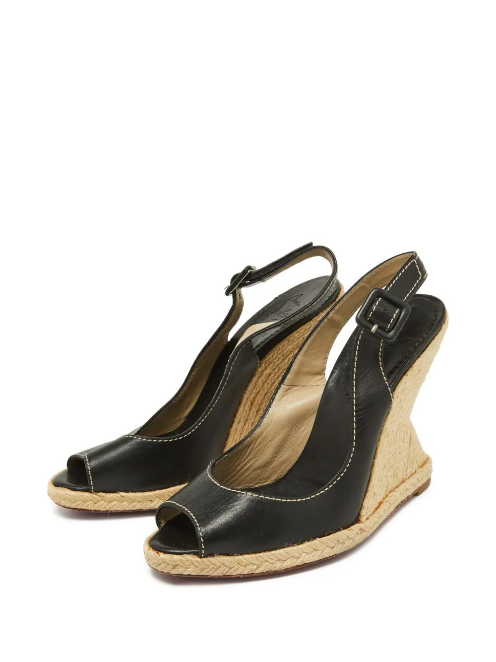 Christian Louboutin Pre-Owned alpargatas con peep-toe | Image 2