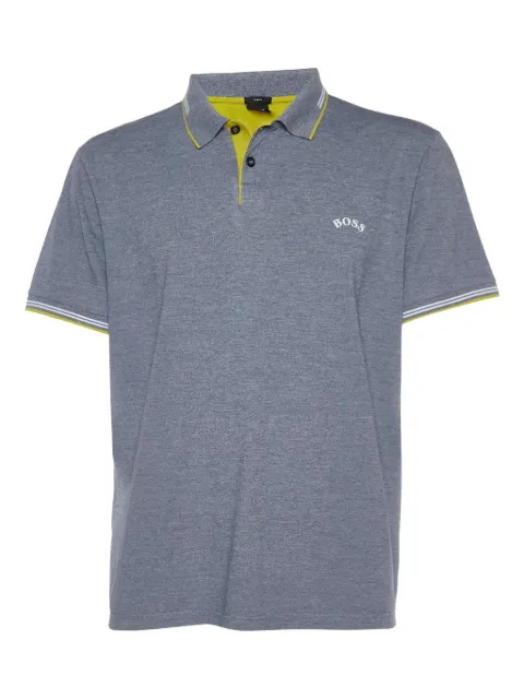 BOSS pre-owned contrasting-trim polo shirt