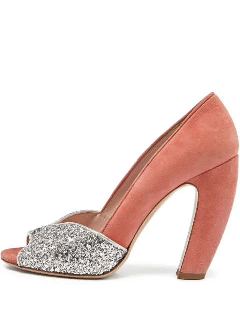 Miu Miu Pre-Owned 115mm crystal-embellished pumps
