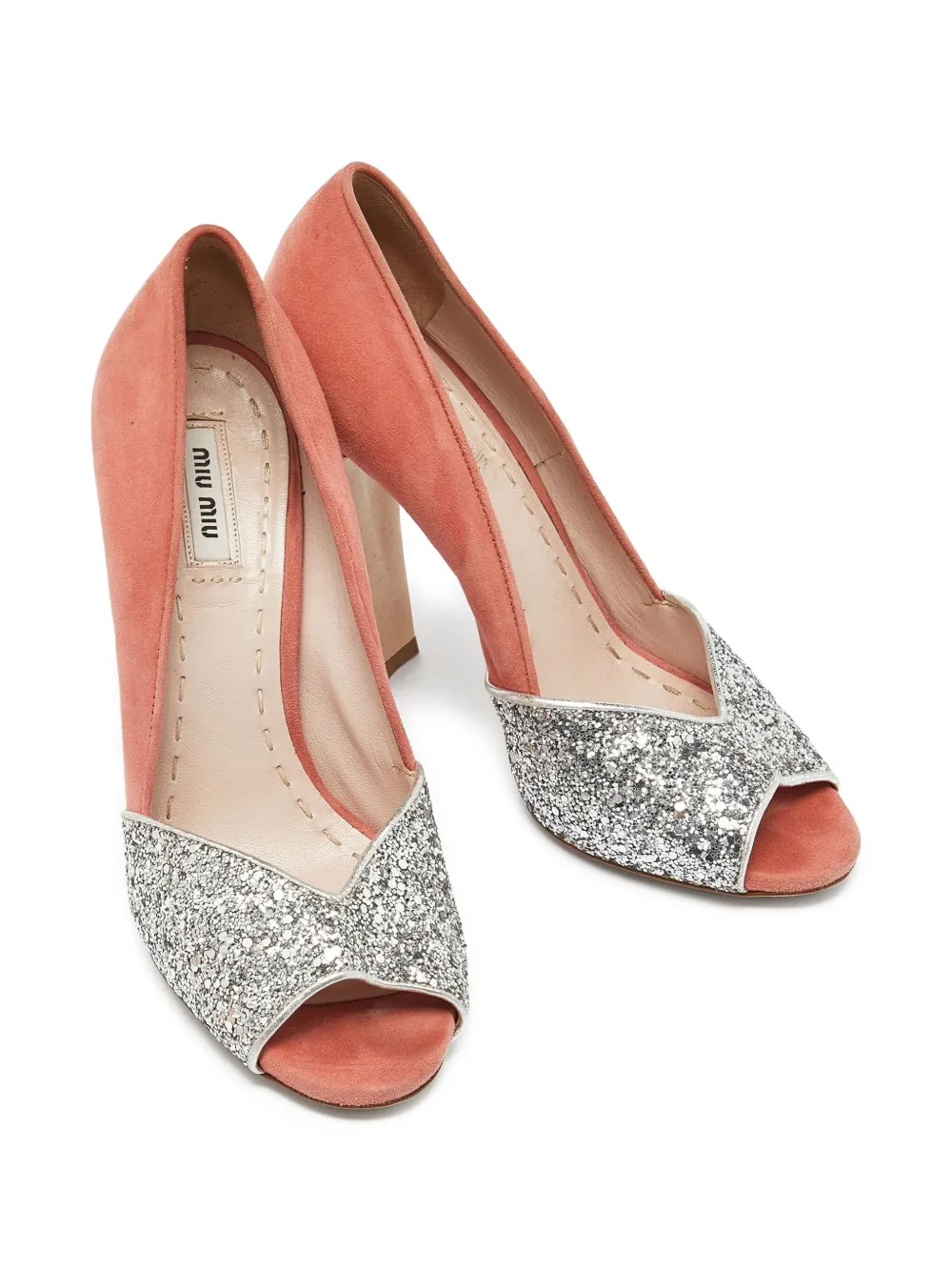 Miu Miu Pre-Owned 115mm crystal-embellished pumps | Image 2