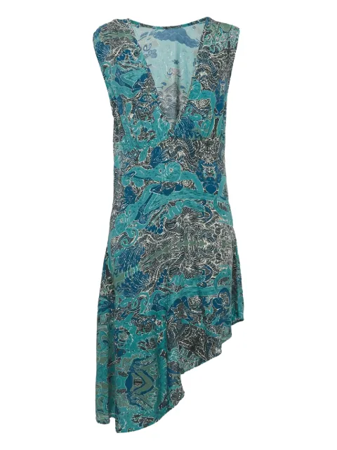 Zadig&Voltaire pre-owned Root Robe asymmetric-hem printed dress