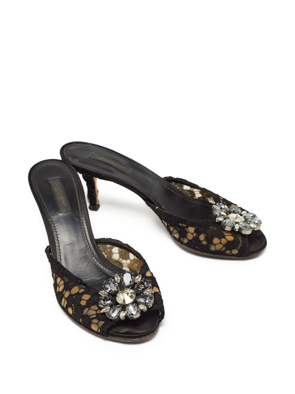Dolce & Gabbana Pre-Owned 70mm leather sandals | Image 2