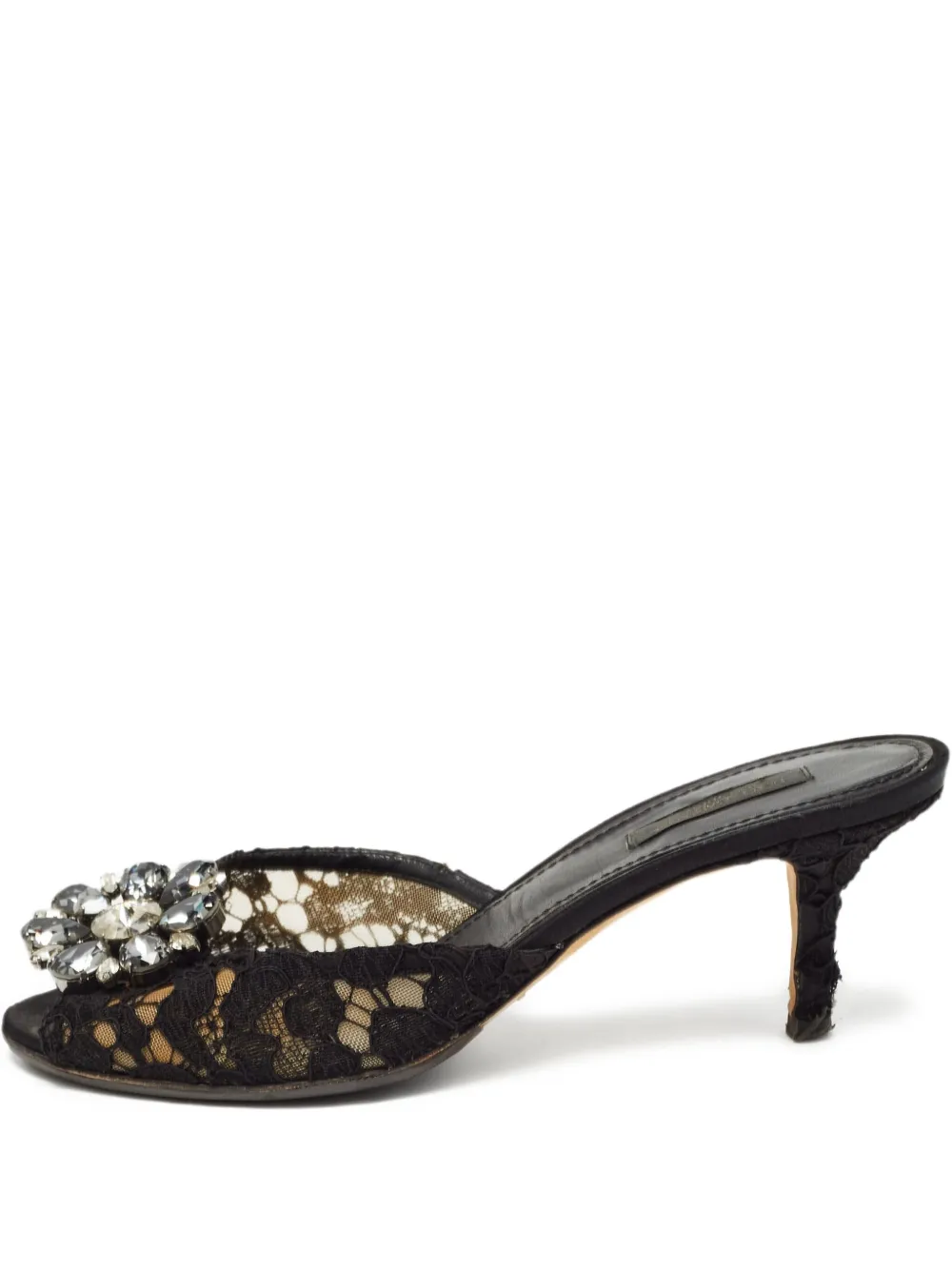 Dolce & Gabbana Pre-Owned 70mm leather sandals | Black | Image 1