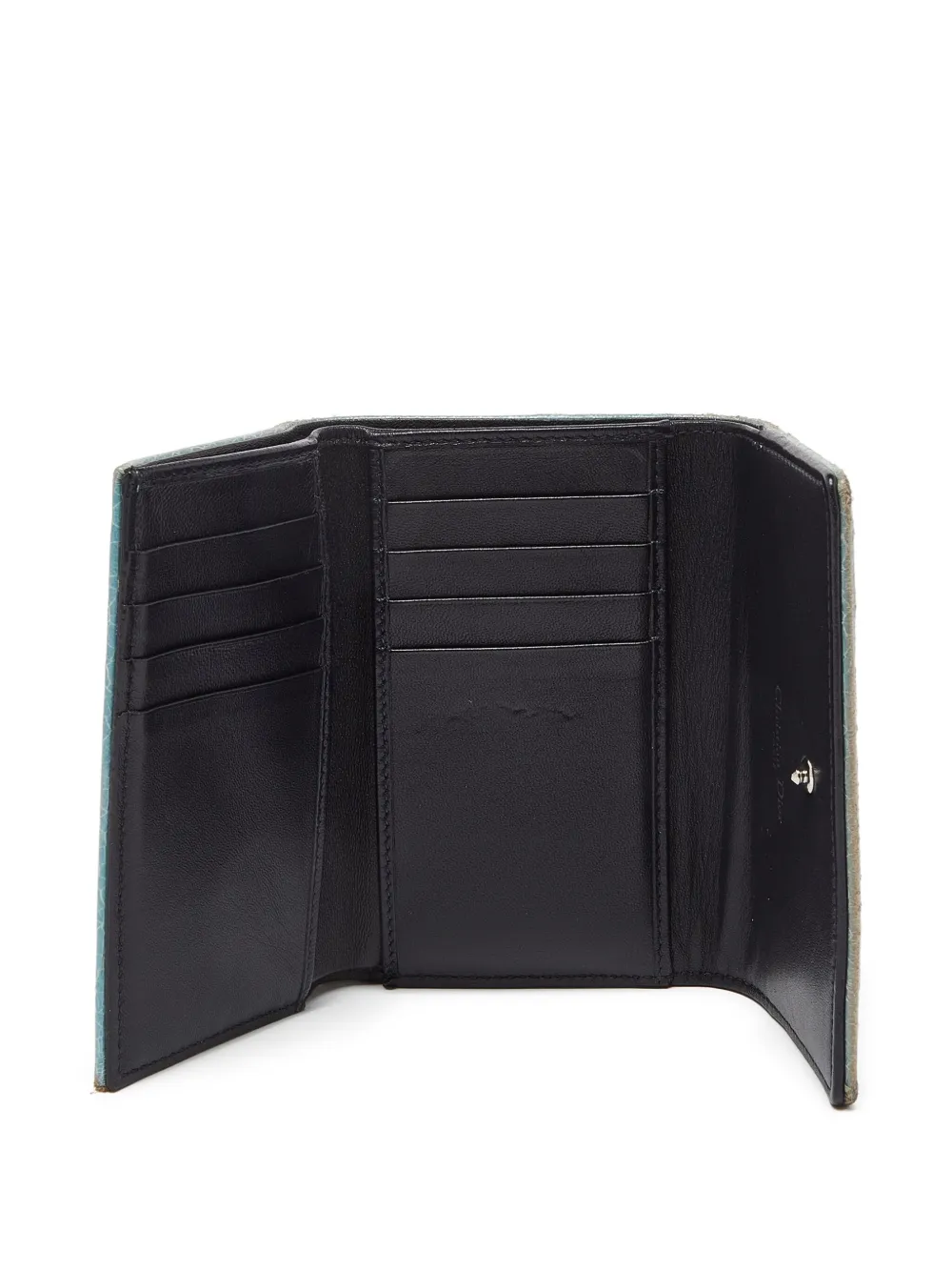 Pre-owned Dior Ama Tri-fold Wallet