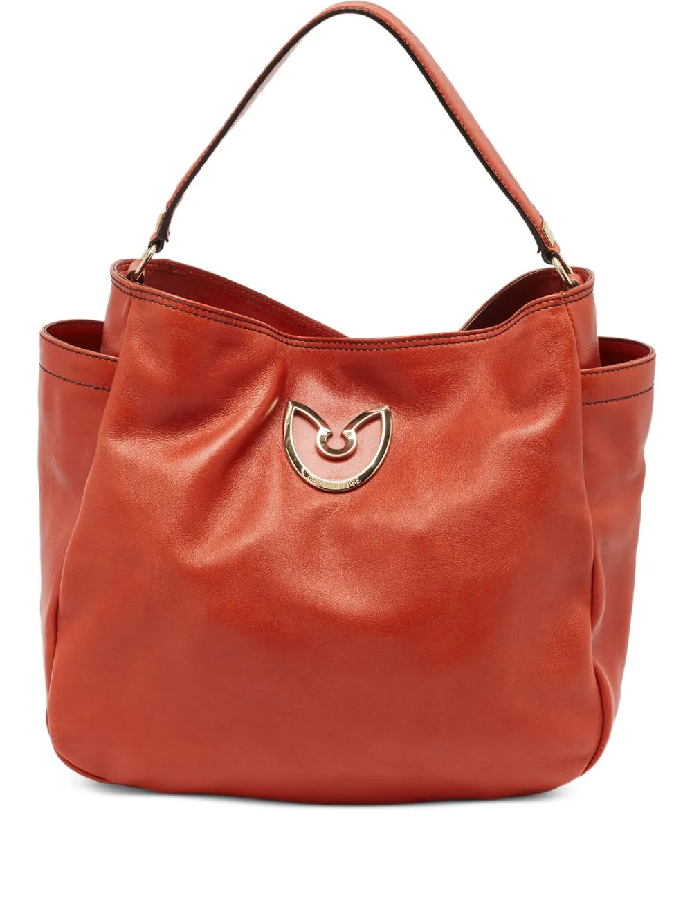 Gianfranco Ferré Pre-Owned leather shoulder bag | Orange | Image 1