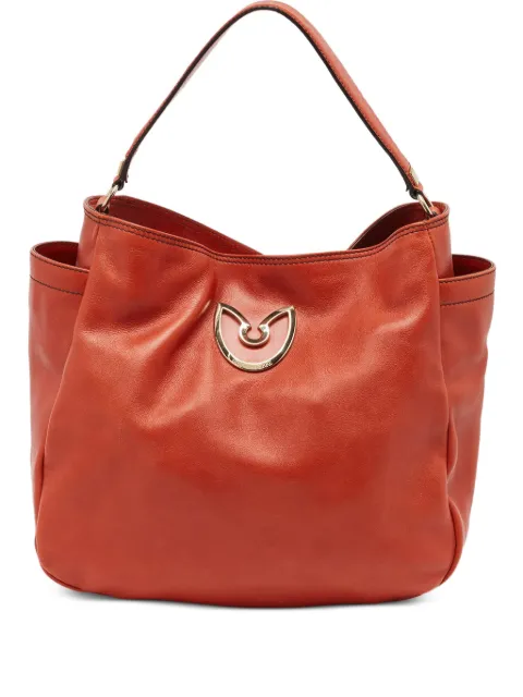 Gianfranco Ferré Pre-Owned bolsa de hombro de cuero