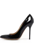 Gucci Pre-Owned 115mm patent-leather stiletto pumps - Black