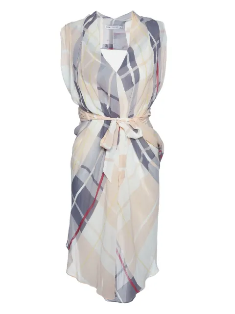 See By Chloé Vintage robe portefeuille à carreaux