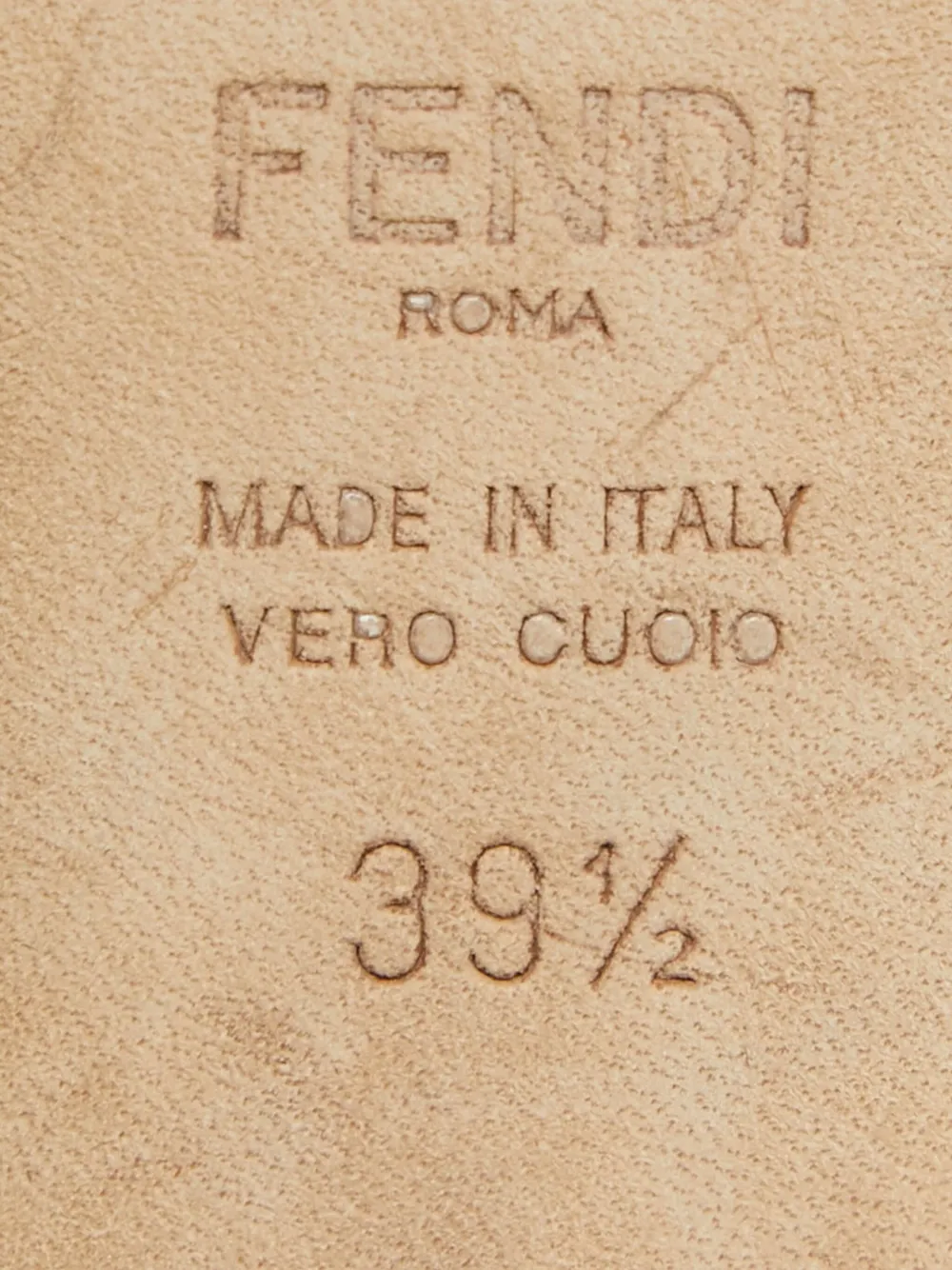 Fendi Pre-Owned Mules Zucca 45mm | Image 6