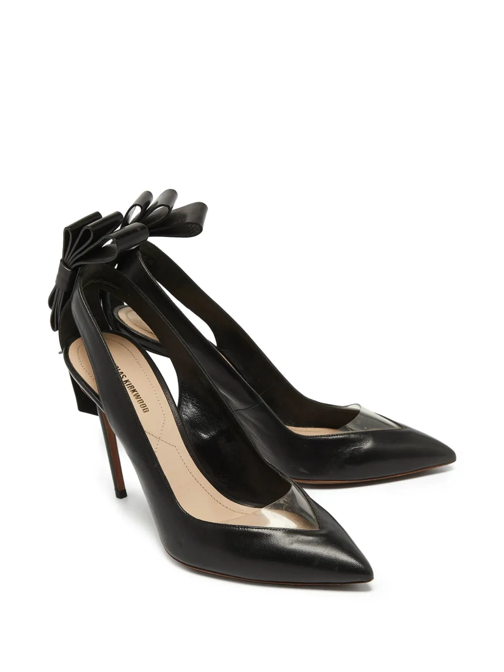 Nicholas Kirkwood clear-panelled pointed-toe heels | Image 2