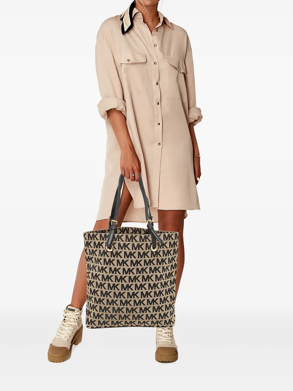 Michael Kors Vintage monogram-canvas tote bag | Image 2