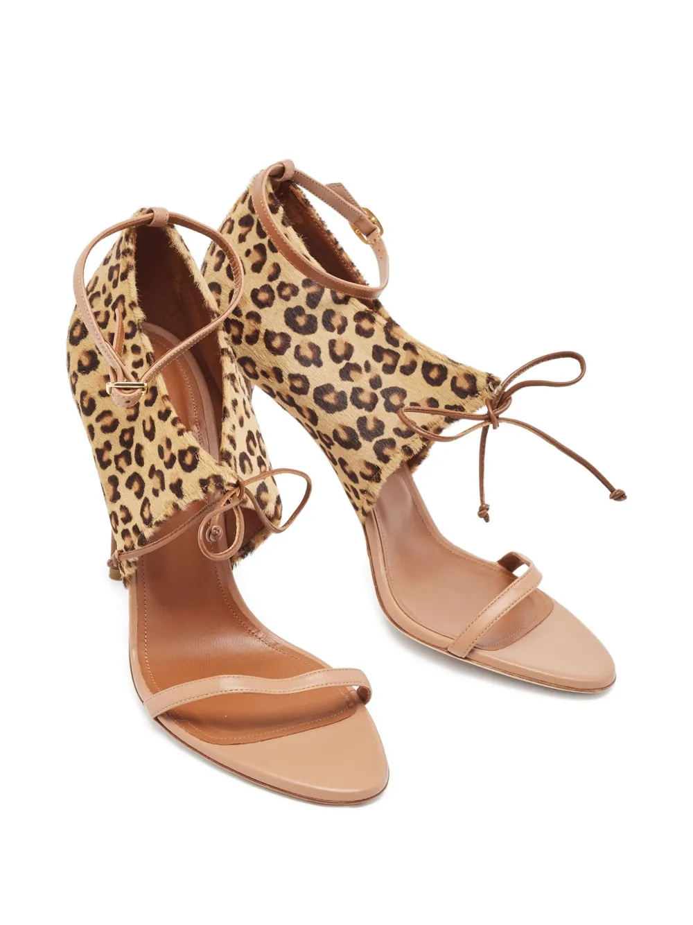 Malone Souliers pre-owned 110mm leopard-print sandals | Image 2