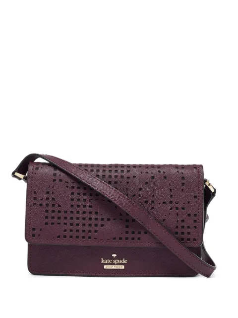 Kate Spade pre-owned Arielle perforated leather cross body bag