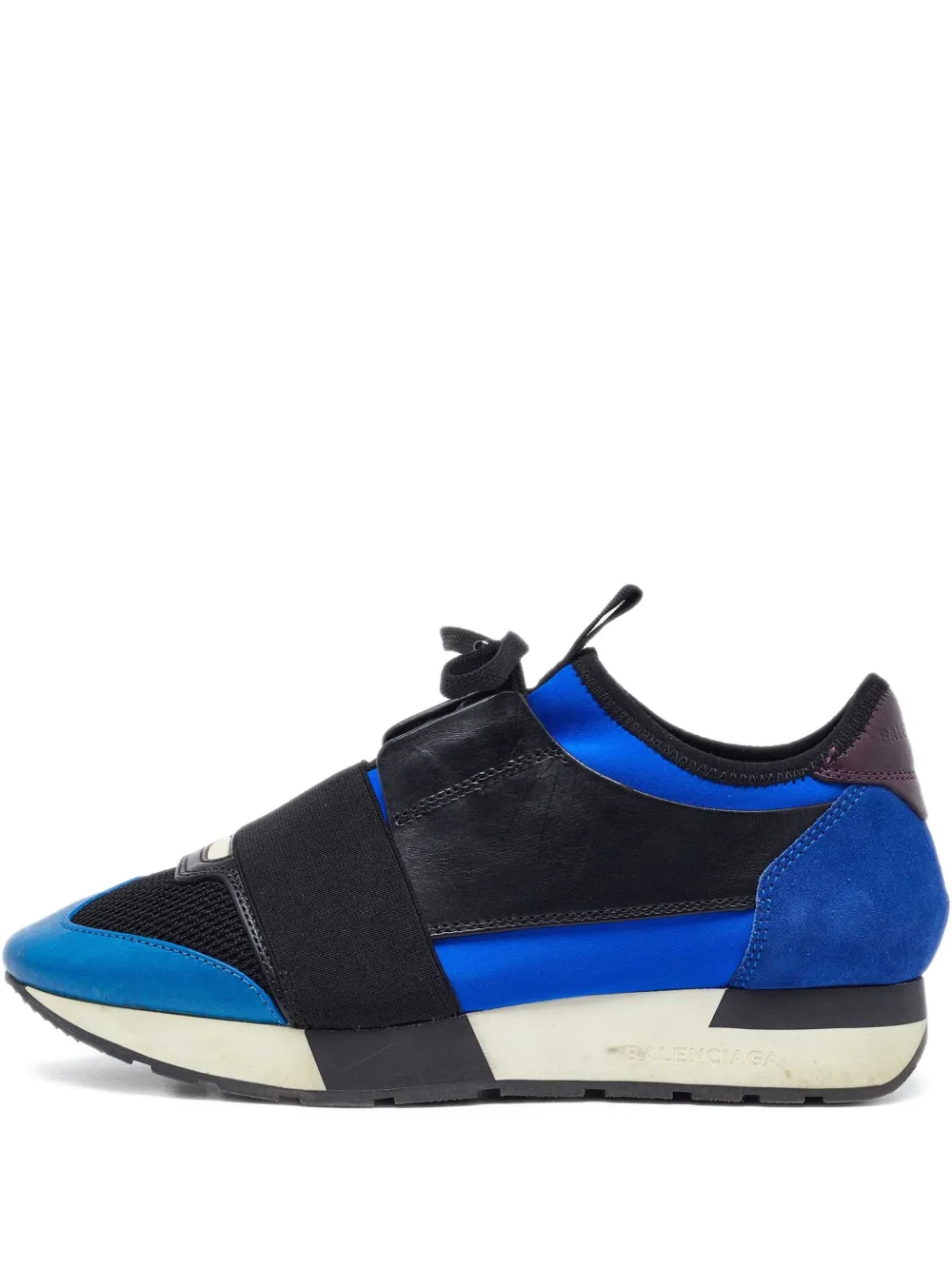 Balenciaga Pre-Owned Sneakers Race Runner con inserti - Nero