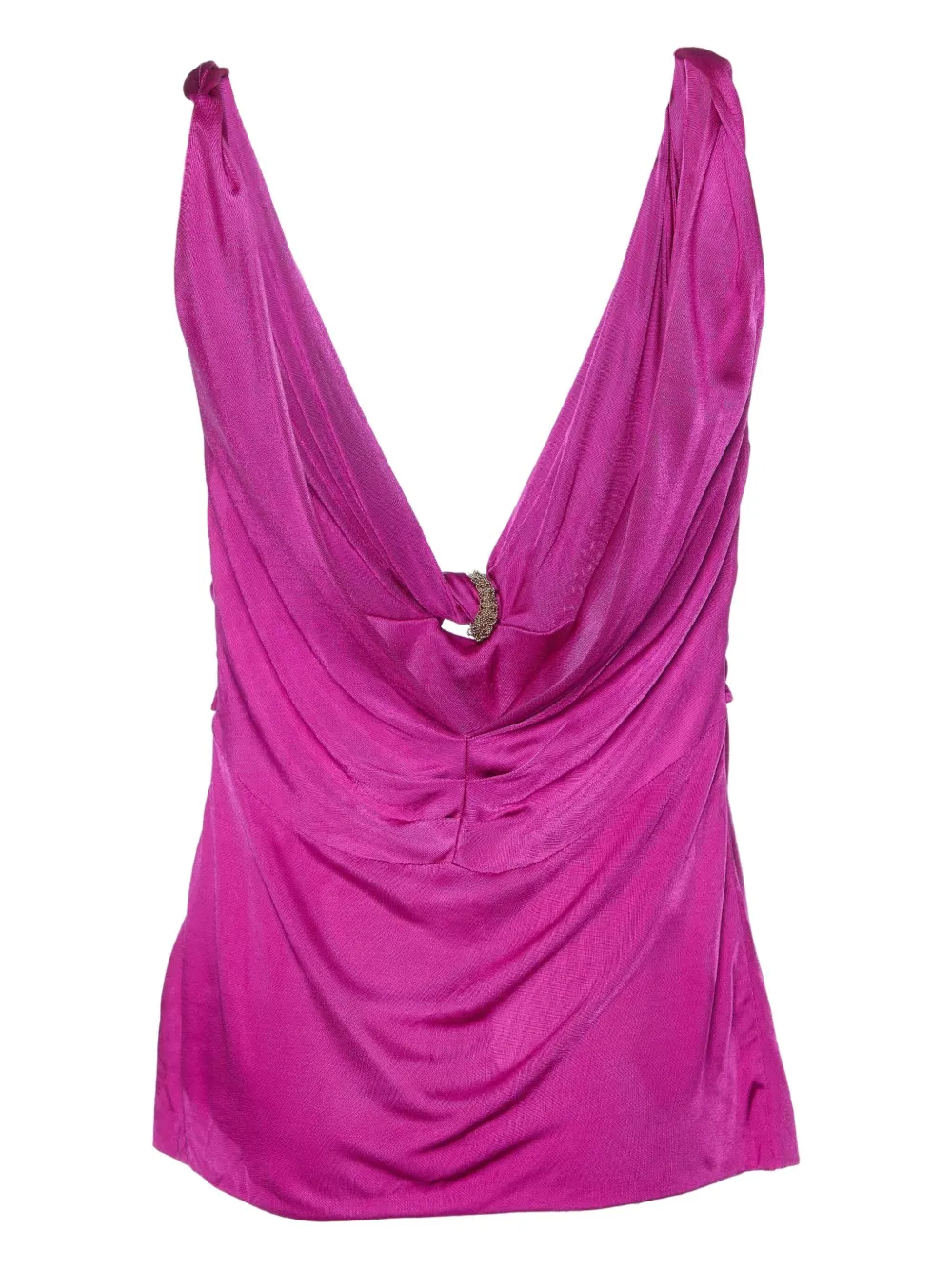Versace Pre-Owned draped-detail tank top | Image 2