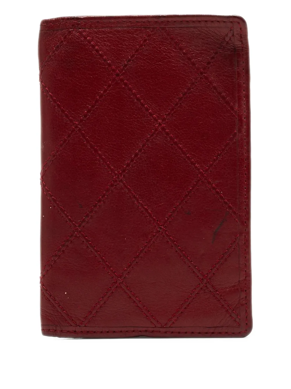 CHANEL Pre-Owned leather card holder | Red | Image 1