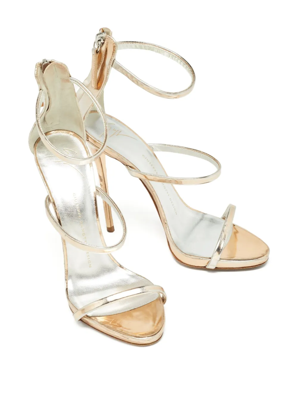 Giuseppe Zanotti Vintage Pre-owned 130 mm Harmony sandalen - Goud