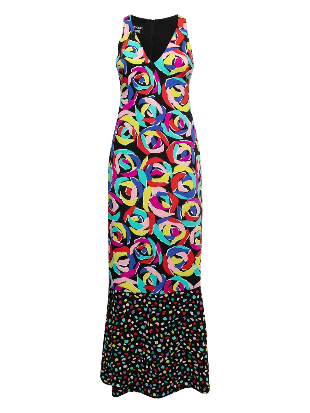 Moschino Pre-Owned floral-print dress | Black | Image 1