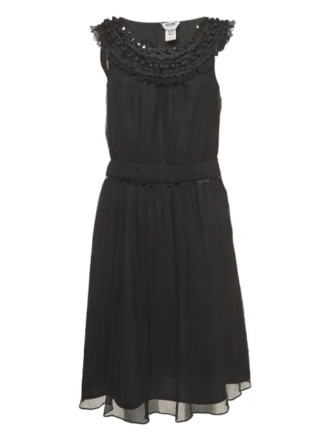 Moschino Pre-Owned vestido con detalle de volantes