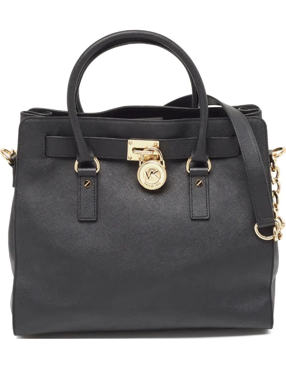 Michael Kors Vintage プレオウンド Hamilton ショルダーバッグ - ブラック Michael Kors Vintage プレオウンド Hamilton ショルダーバッグ - ブラック