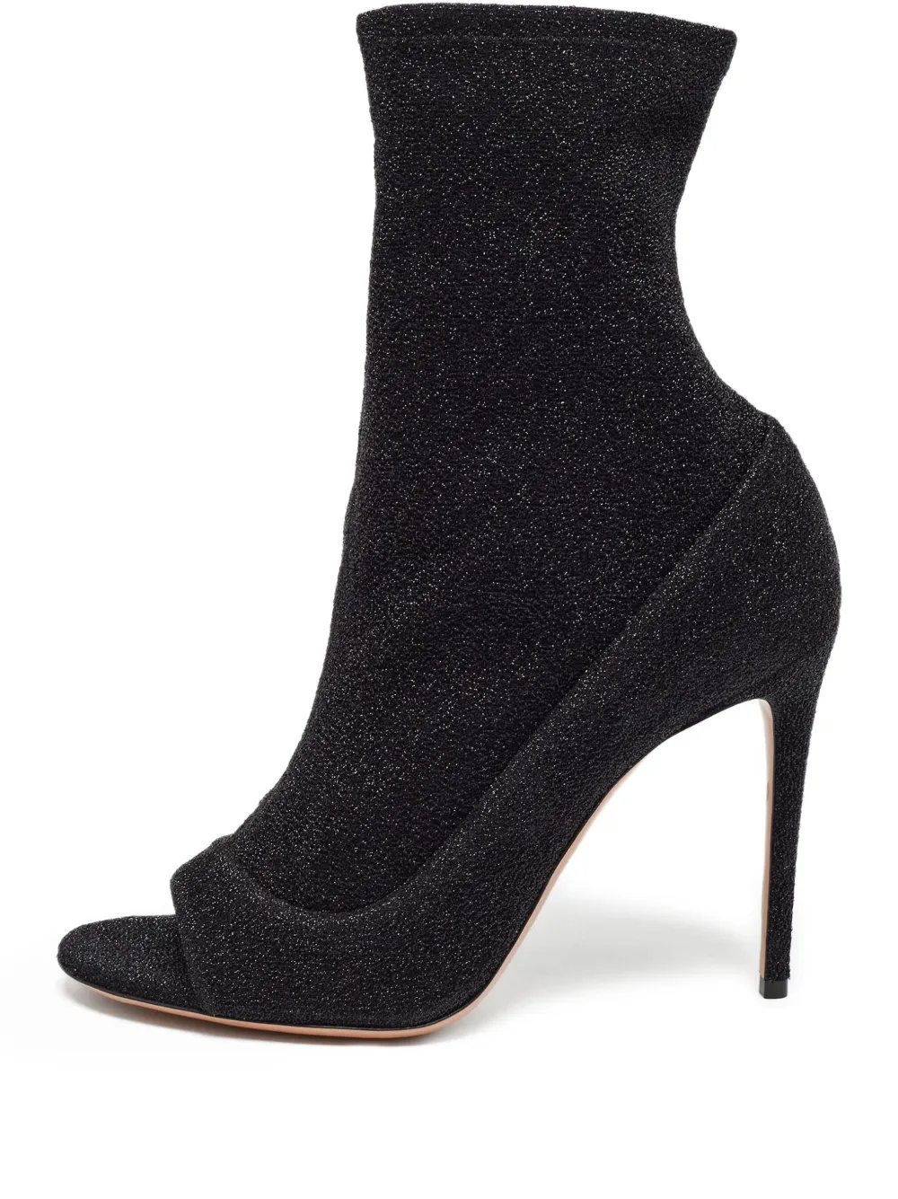 Aquazzura 110mm glitter-detailing boots | Black | Image 1