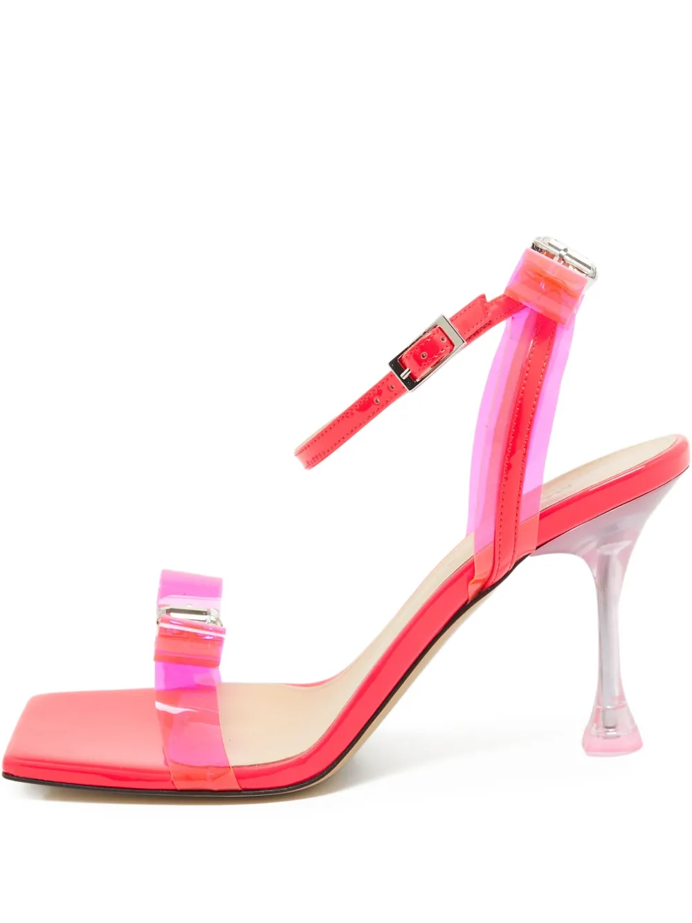 MACH & MACH pre-owned 95mm bow-detailed sandals | Pink | Image 1