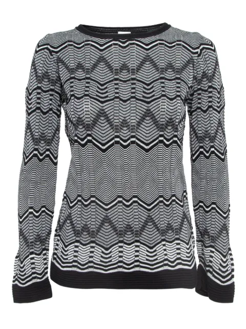 Missoni Pre-Owned top entretejido en zigzag