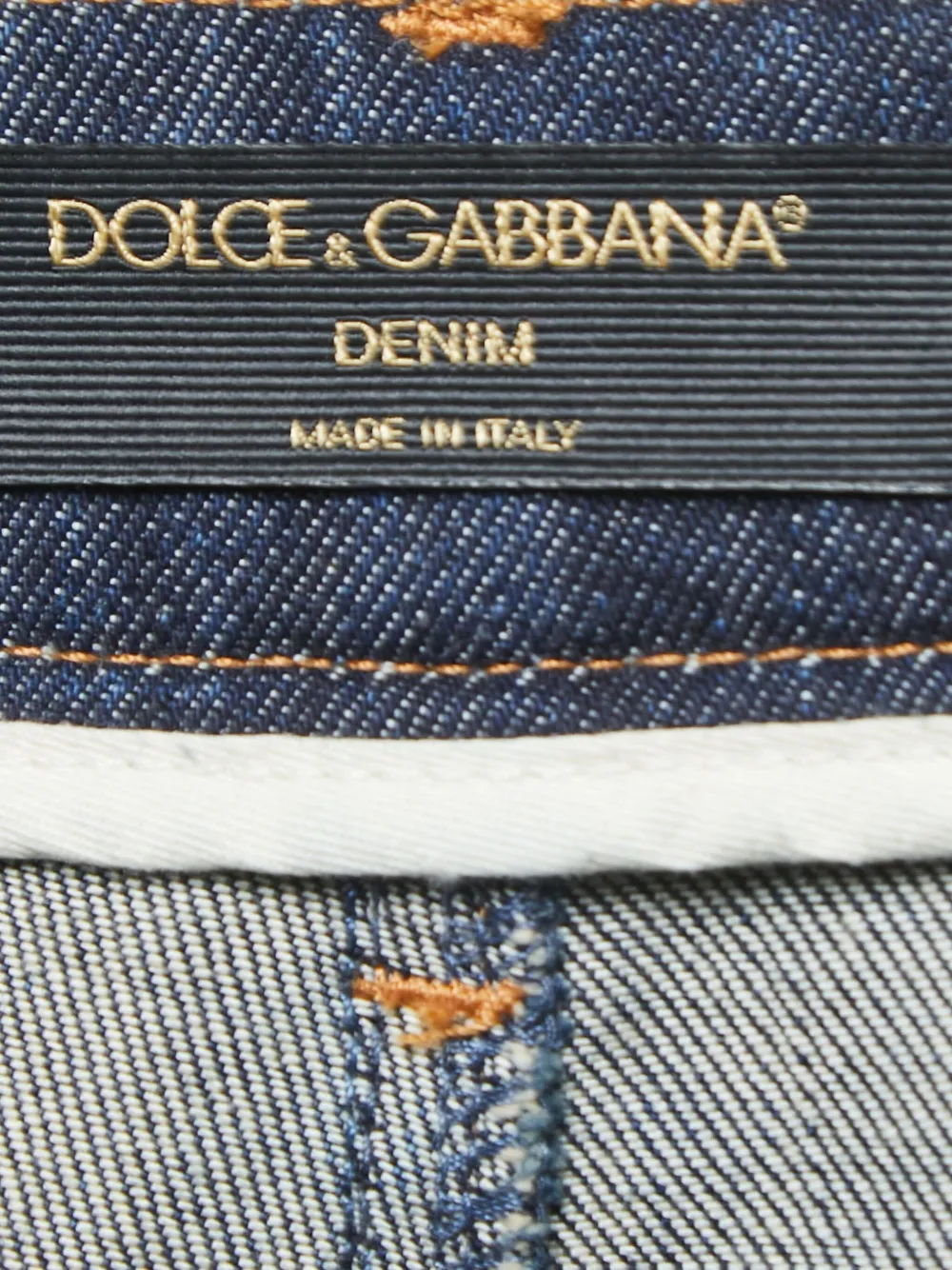 Pre-owned Dolce & Gabbana Distressed Flared Jeans In Blue