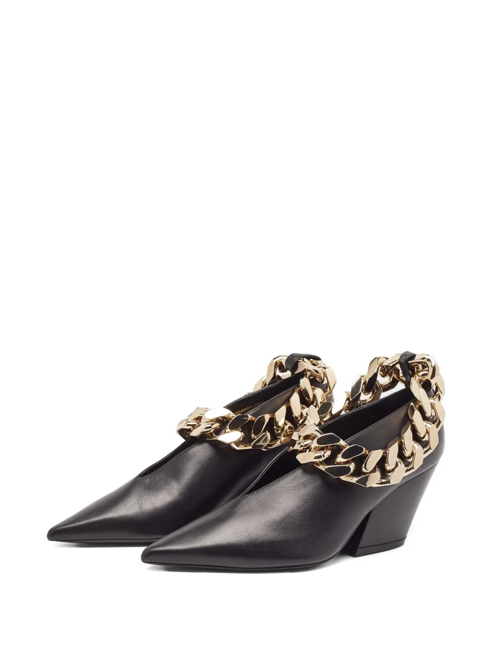 Burberry Pre-Owned Pumps met kettingdetail - Zwart