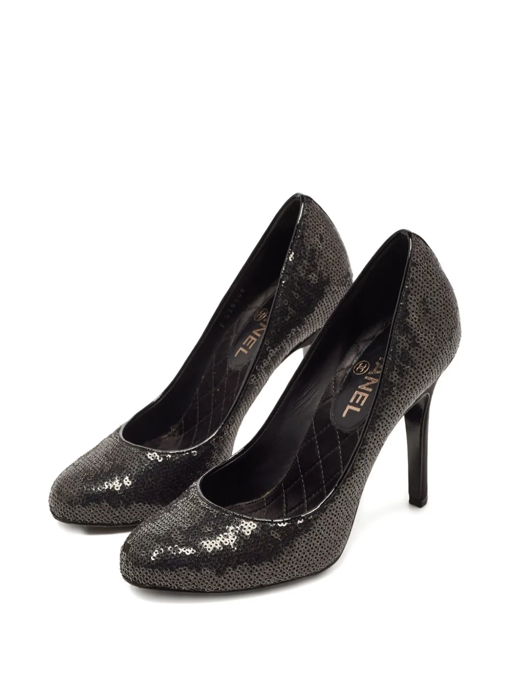 CHANEL Pre-Owned Sequined Heel Pumps | Heeled Pumps | Image 2
