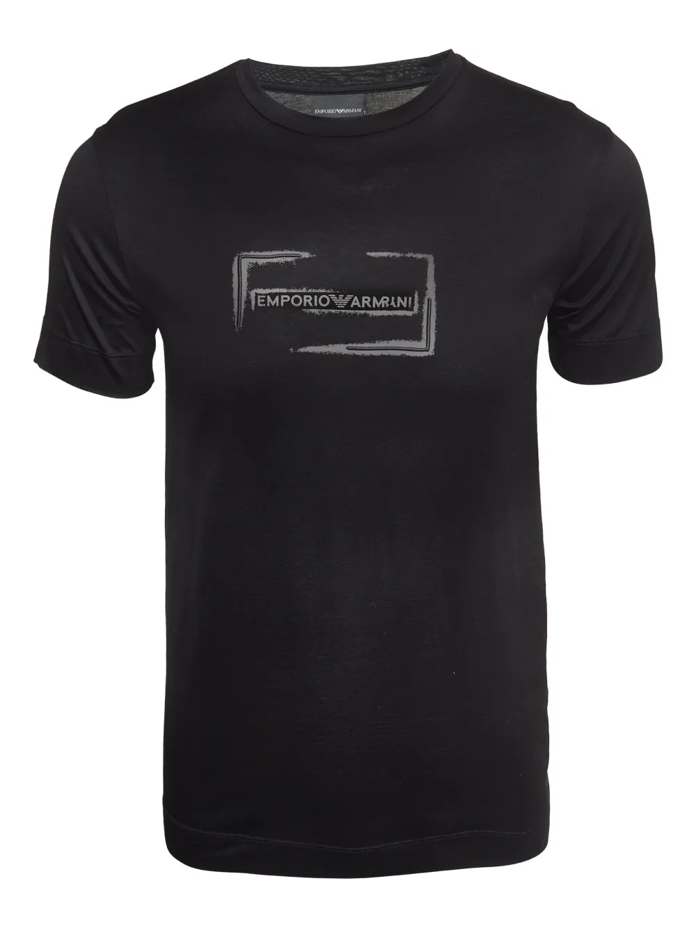 Emporio Armani Pre-Owned logo-print T-shirt | Black | Image 1