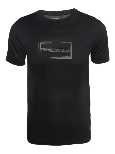 Emporio Armani Pre-Owned logo-print T-shirt