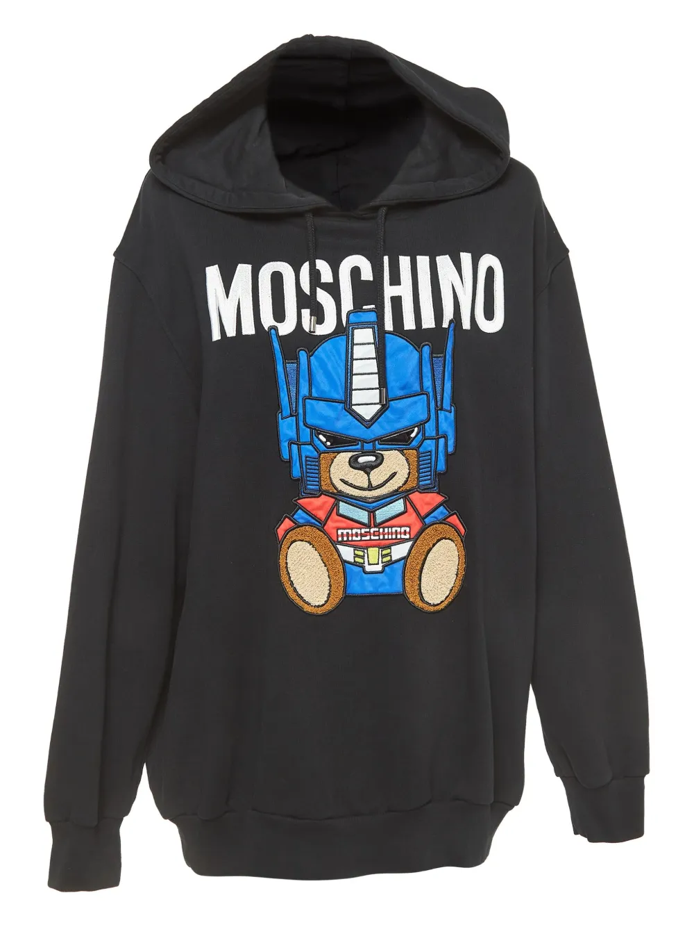 Moschino Pre-Owned Teddy Bear-embroidered hoodie | noir | Image 1