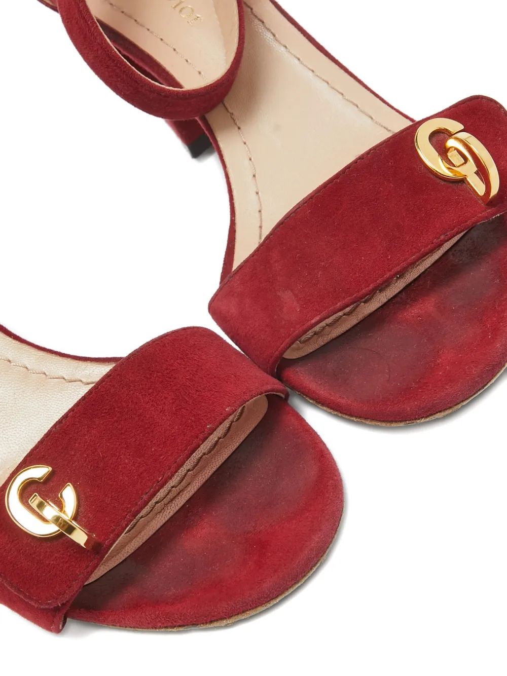 Pre-owned Dior 70mm Suede Ankle-strap Sandals