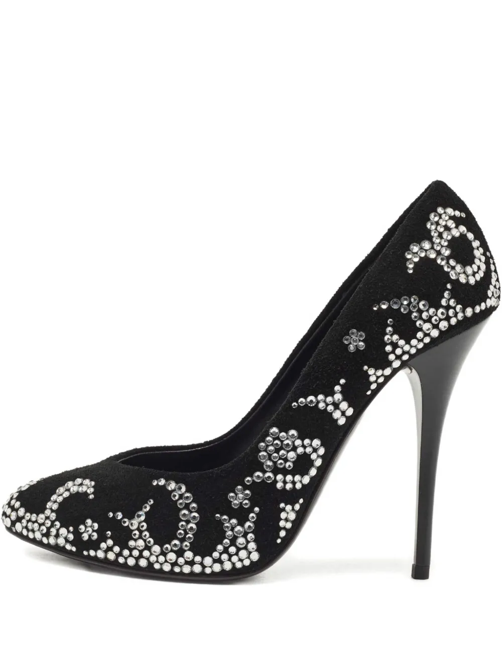 110mm crystal-embellished pumps