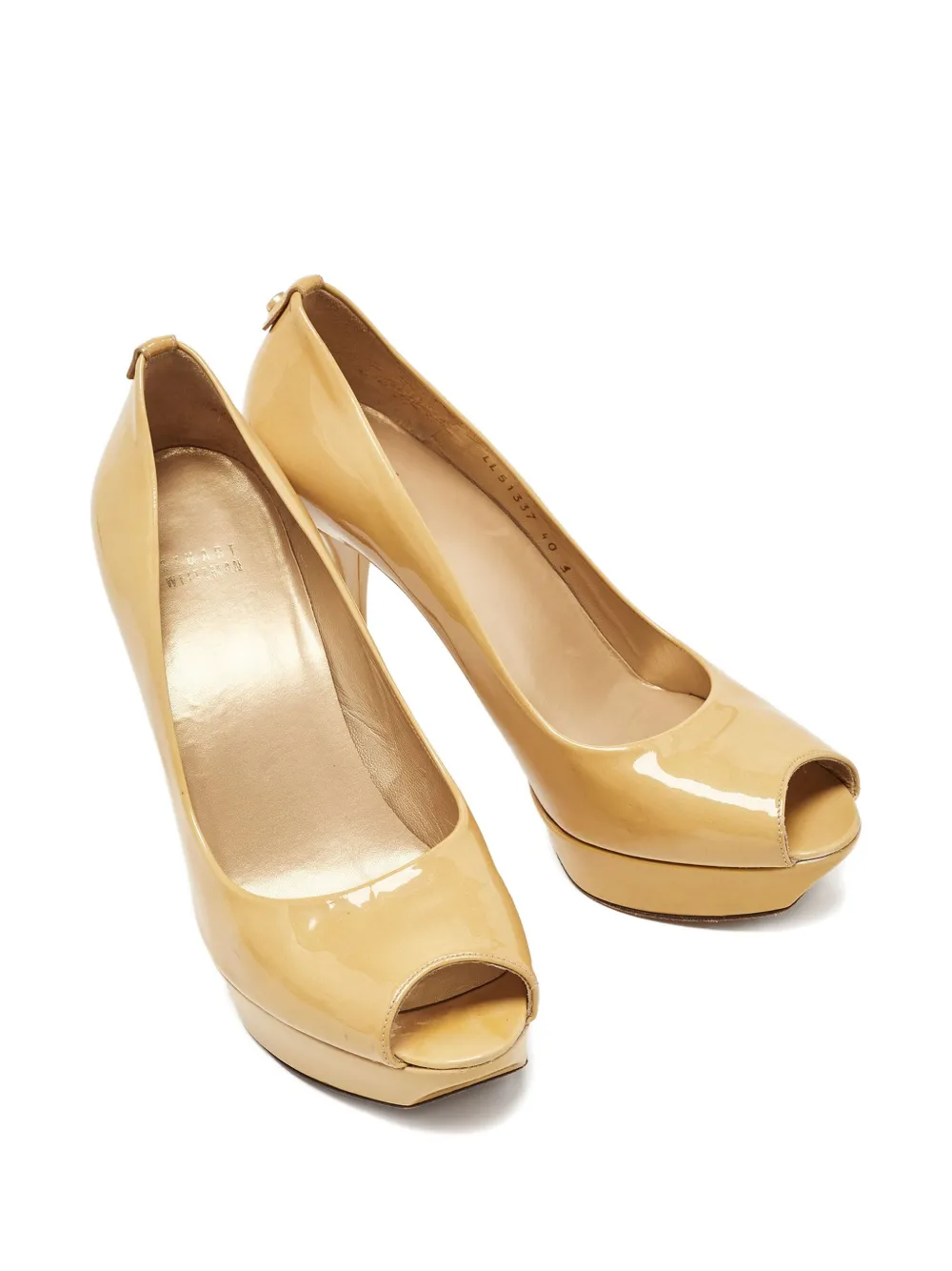 Stuart Weitzman 125mm leather heeled pumps | Image 2